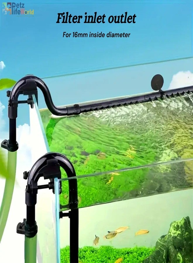 مجموعة أنابيب بلاستيكية احتياطية لمدخل ومخرج فلتر حوض السمك من نوع VAYINATO Sun-Sun (HW-303A/303B) - Image 5